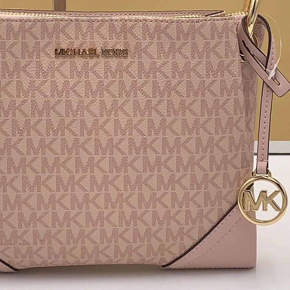 MICHAEL KORS NICOLE LG TRIPLE COMPARTMENT CROSSBODY - Picture 15 of 16